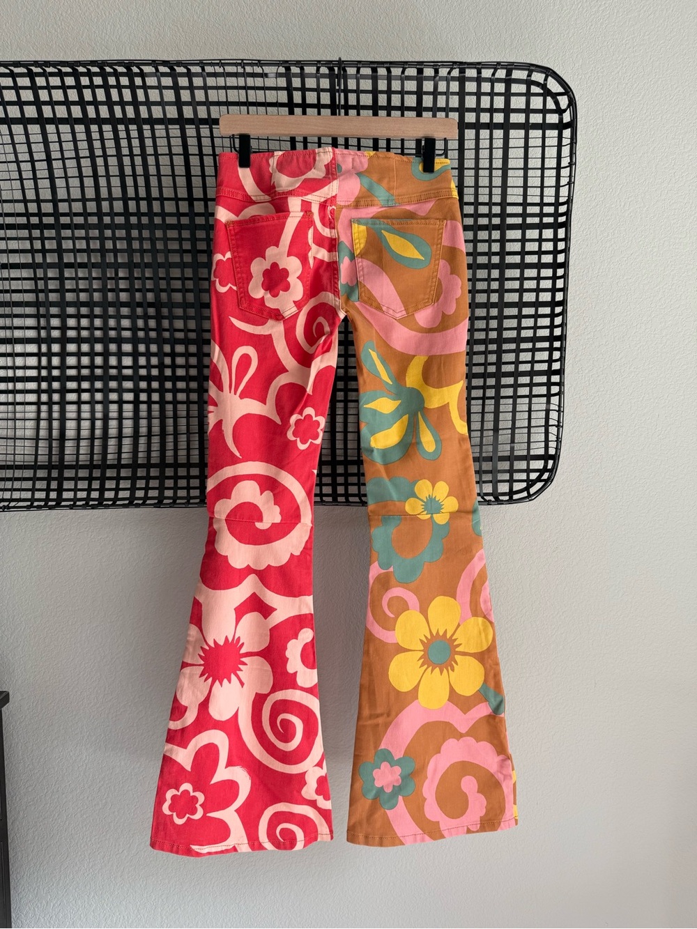 Free people We The Free Penny Pull-On Printed Flare Jeans - Picture 4 of 7